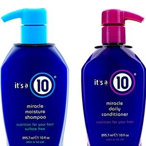 It’s a 10 daily shampoo and conditioner set
